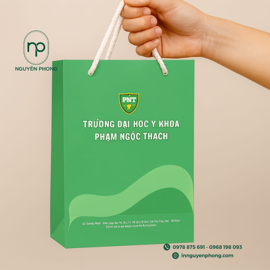 In túi giấy bệnh viện,phòng khám
